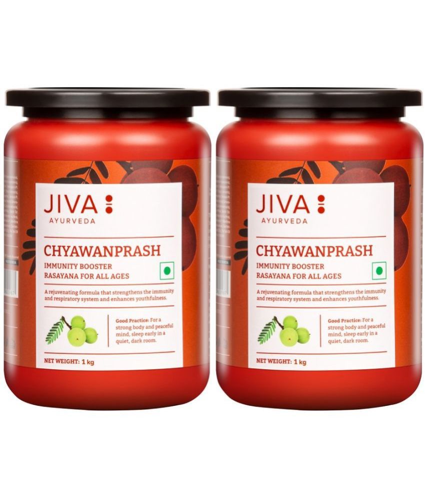     			Jiva Chyawanprash 1Kg, Immunity Booster for Adults (Pack of 2)