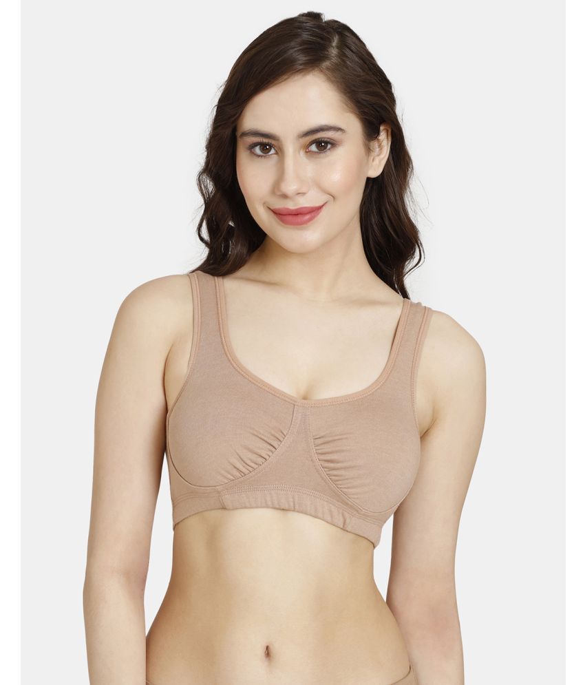     			Rosaline by Zivame Beige Polyester Non Padded Women's Bralette Bra ( Pack of 1 )