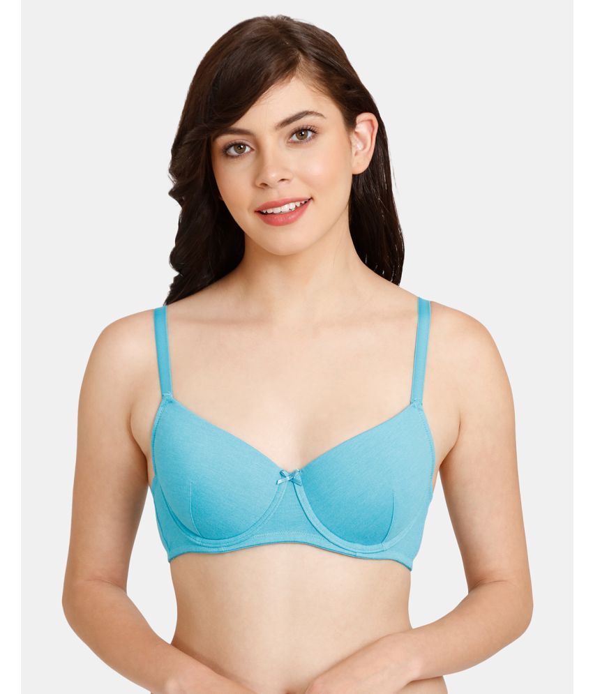     			Rosaline by Zivame Blue Polyester Heavily Padded Women's T-Shirt Bra ( Pack of 1 )