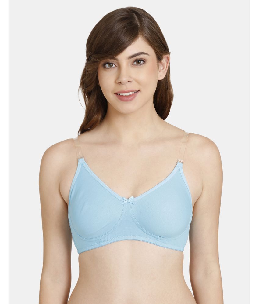     			Rosaline by Zivame Blue Polyester Non Padded Women's T-Shirt Bra ( Pack of 1 )