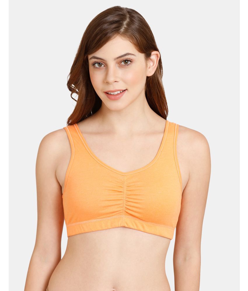     			Rosaline by Zivame Polyester Women's Bralette Bra ( Orange )