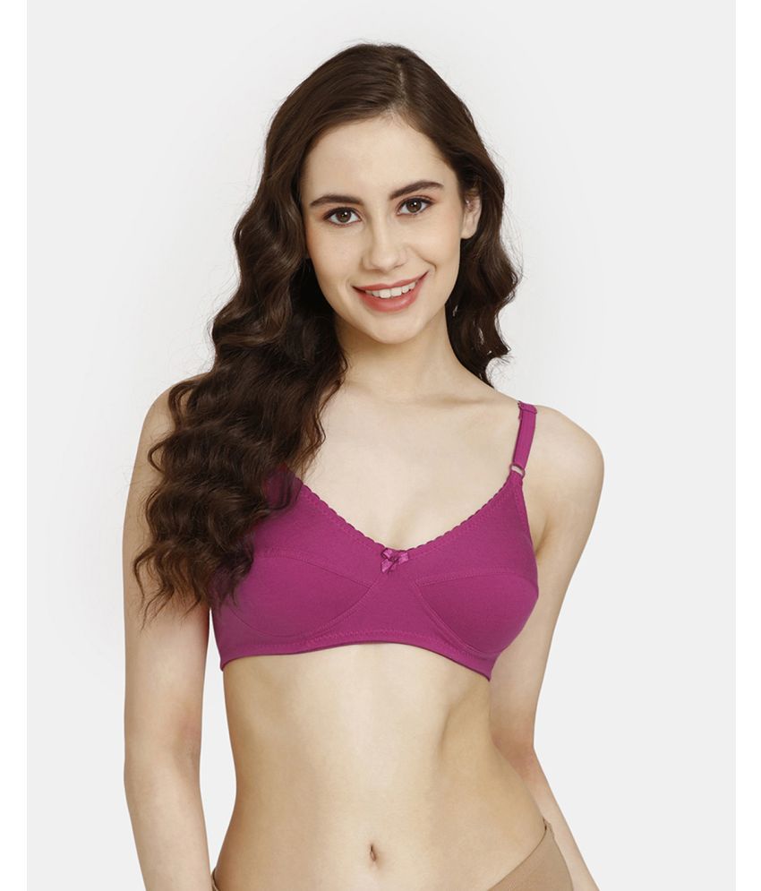     			Rosaline by Zivame Pink Polyester Non Padded Women's T-Shirt Bra ( Pack of 1 )