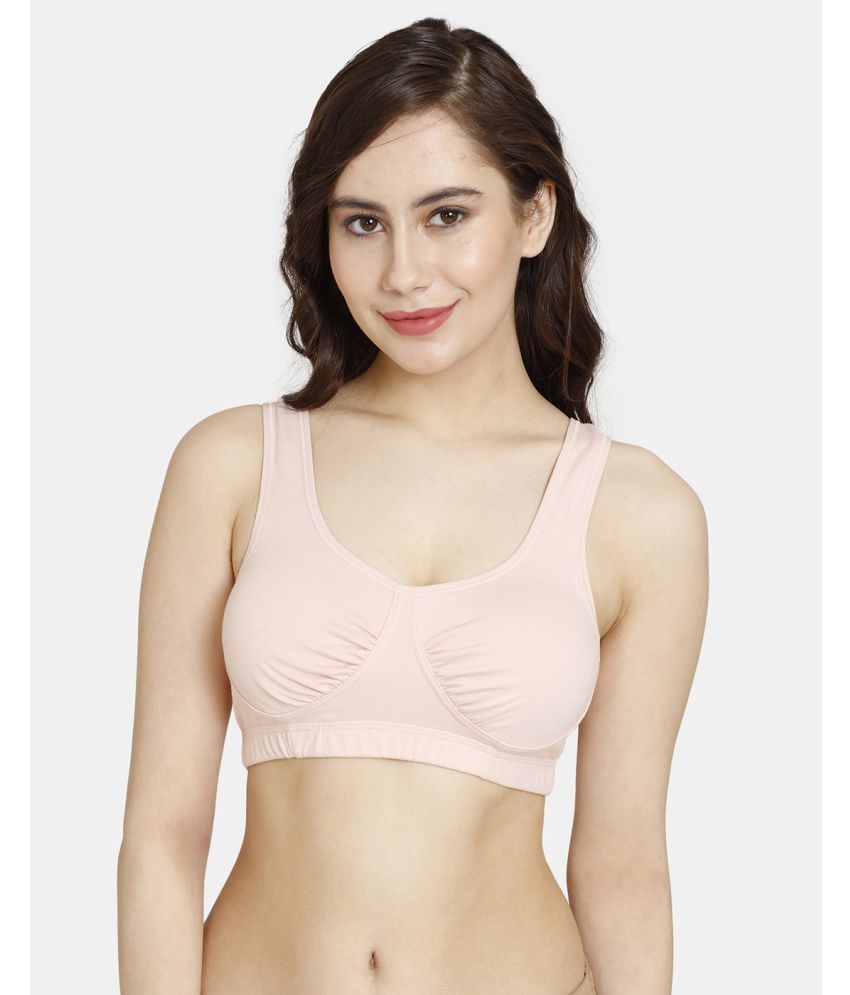     			Rosaline by Zivame Pink Polyester Non Padded Women's Bralette Bra ( Pack of 1 )