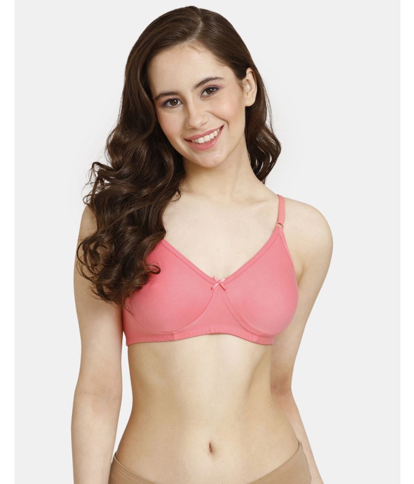     			Rosaline by Zivame Pink Polyester Non Padded Women's T-Shirt Bra ( Pack of 1 )