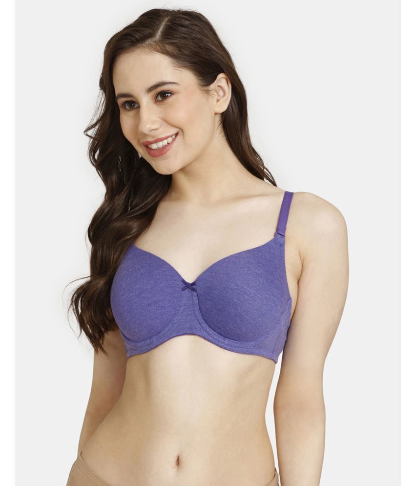     			Rosaline by Zivame Polyester Women's T-Shirt Bra ( Purple )