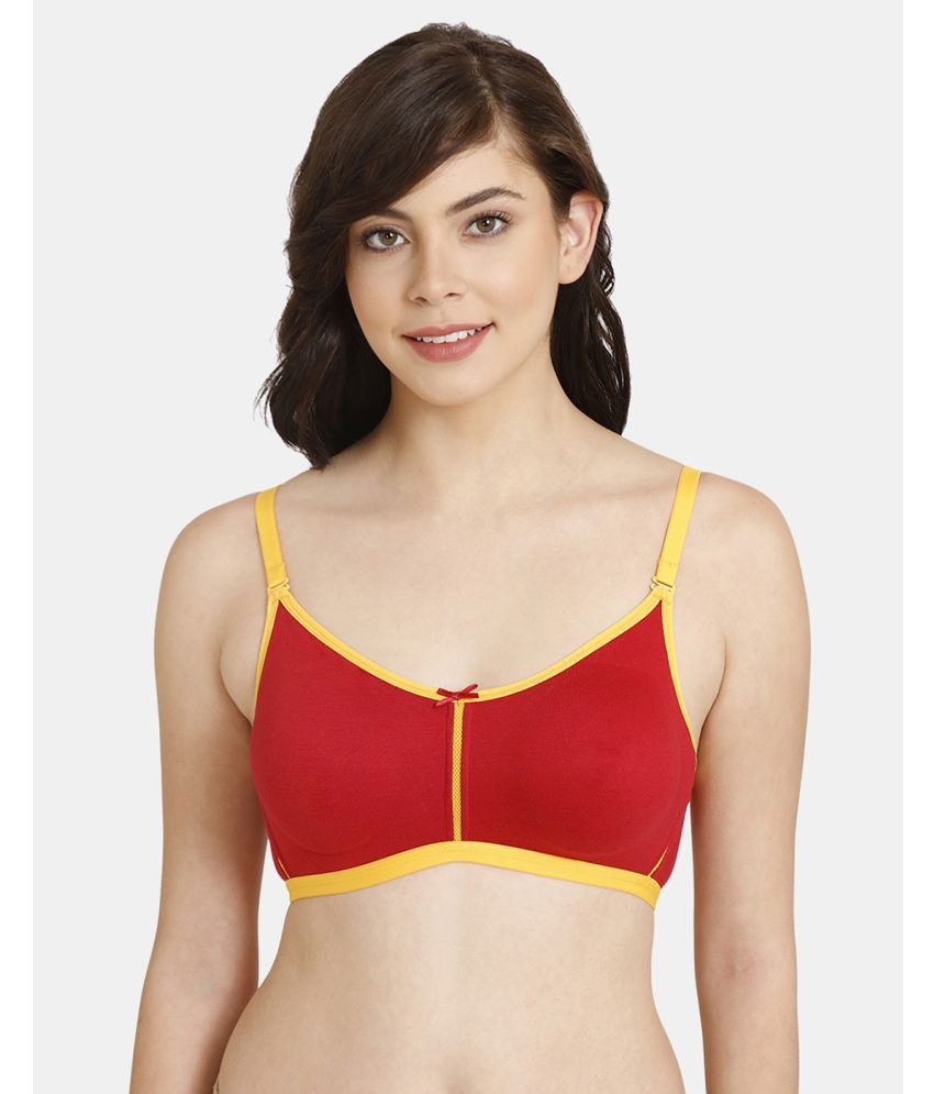     			Rosaline by Zivame Red Polyester Non Padded Women's T-Shirt Bra ( Pack of 1 )