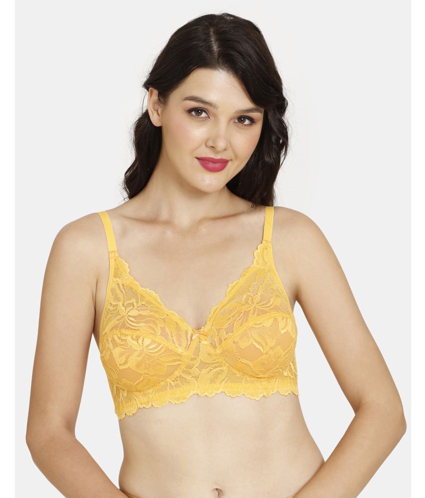     			Rosaline by Zivame Nylon Women's T-Shirt Bra ( Yellow )