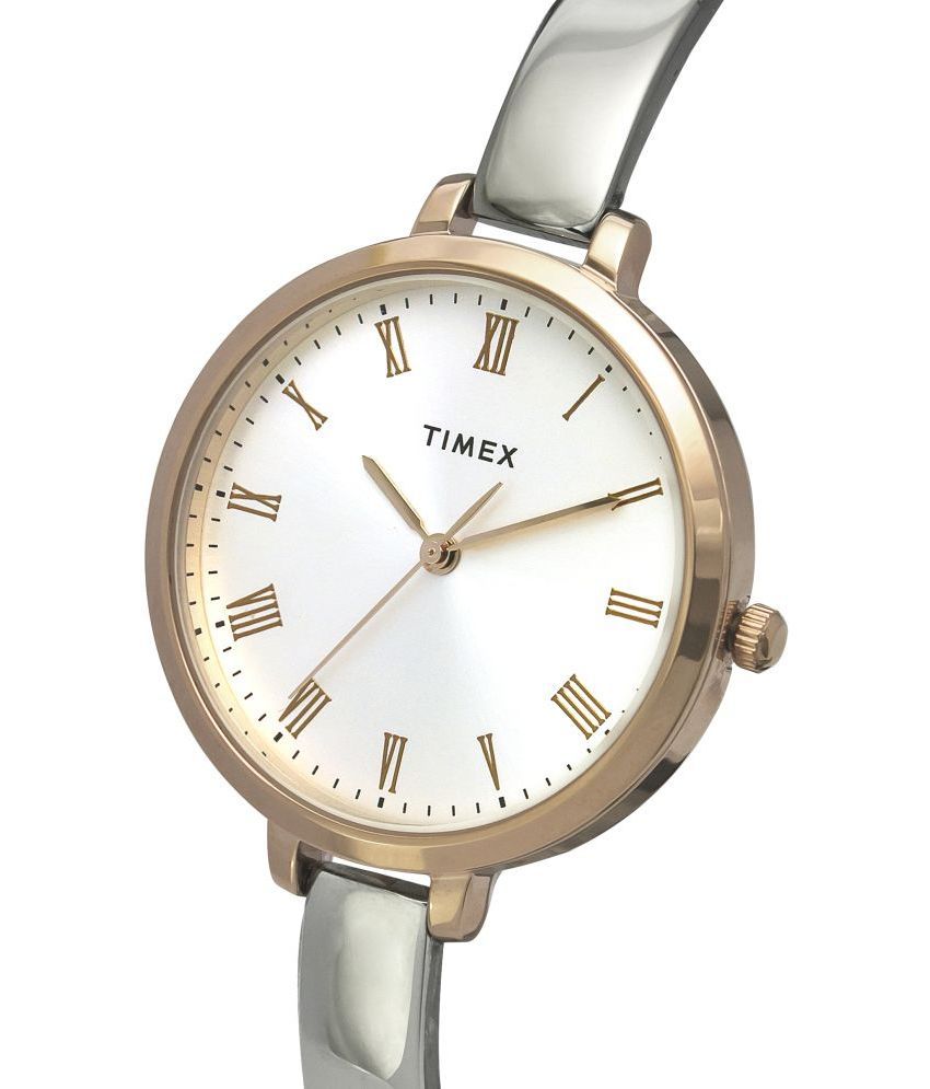     			Timex Silver Brass Analog Womens Watch