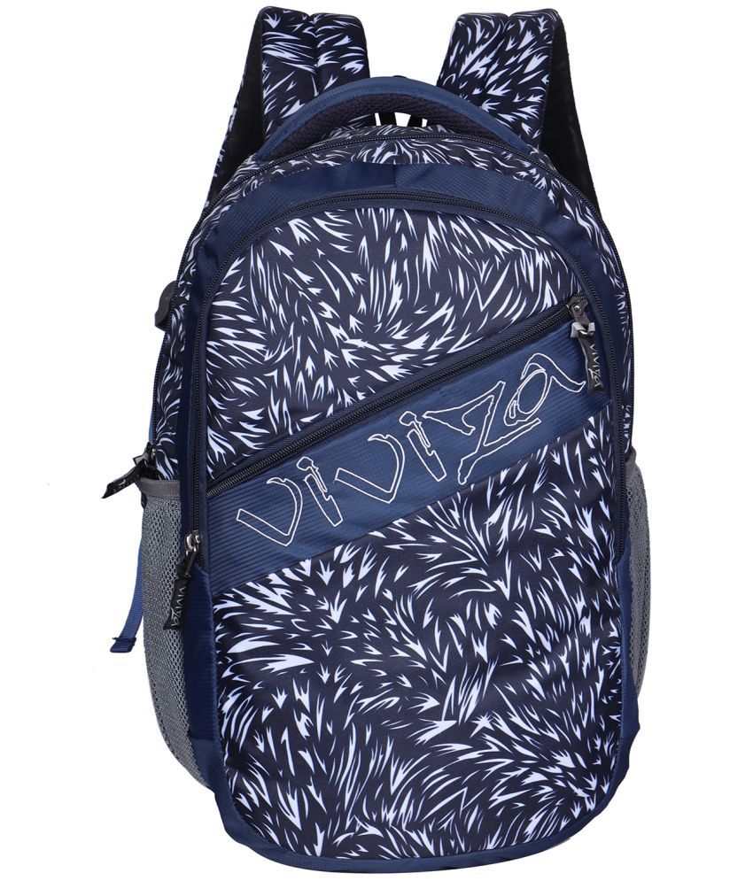     			Viviza Blue Polyester Backpack ( 26 Ltrs )