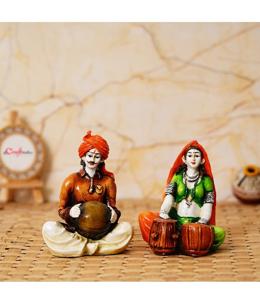     			eCraftIndia Couple & Human Figurine 14 cm - Pack of 2