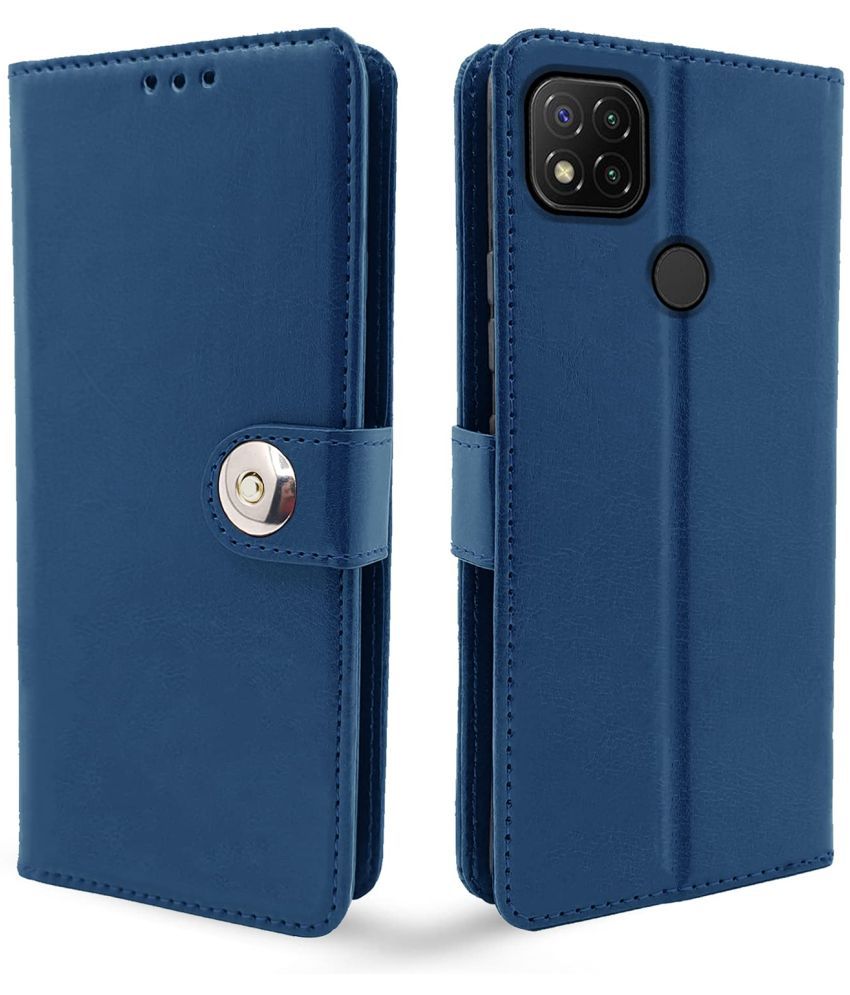     			Balkans Blue Flip Cover Artificial Leather Compatible For Xiaomi Redmi 9 ( Pack of 1 )