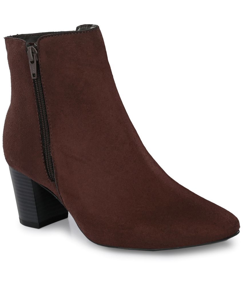     			El Paso Brown Women's Ankle Length Boots