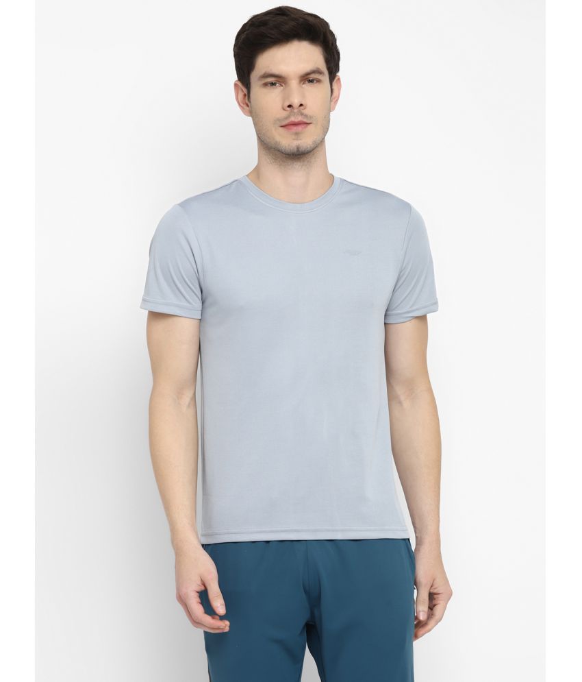     			FURO Polyester Regular Fit Printed Half Sleeves Men's T-Shirt - Grey ( Pack of 1 )