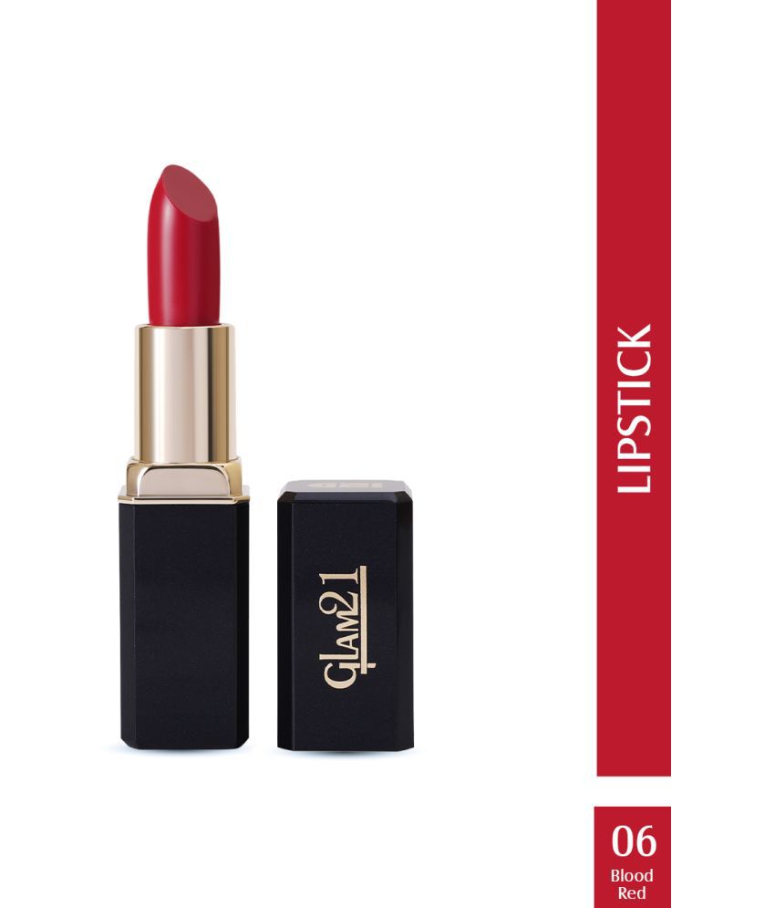     			Glam21 Comfort Matte Lipstick Highly Pigented Silky Texture & Hydrates 3.8g Blood Red06