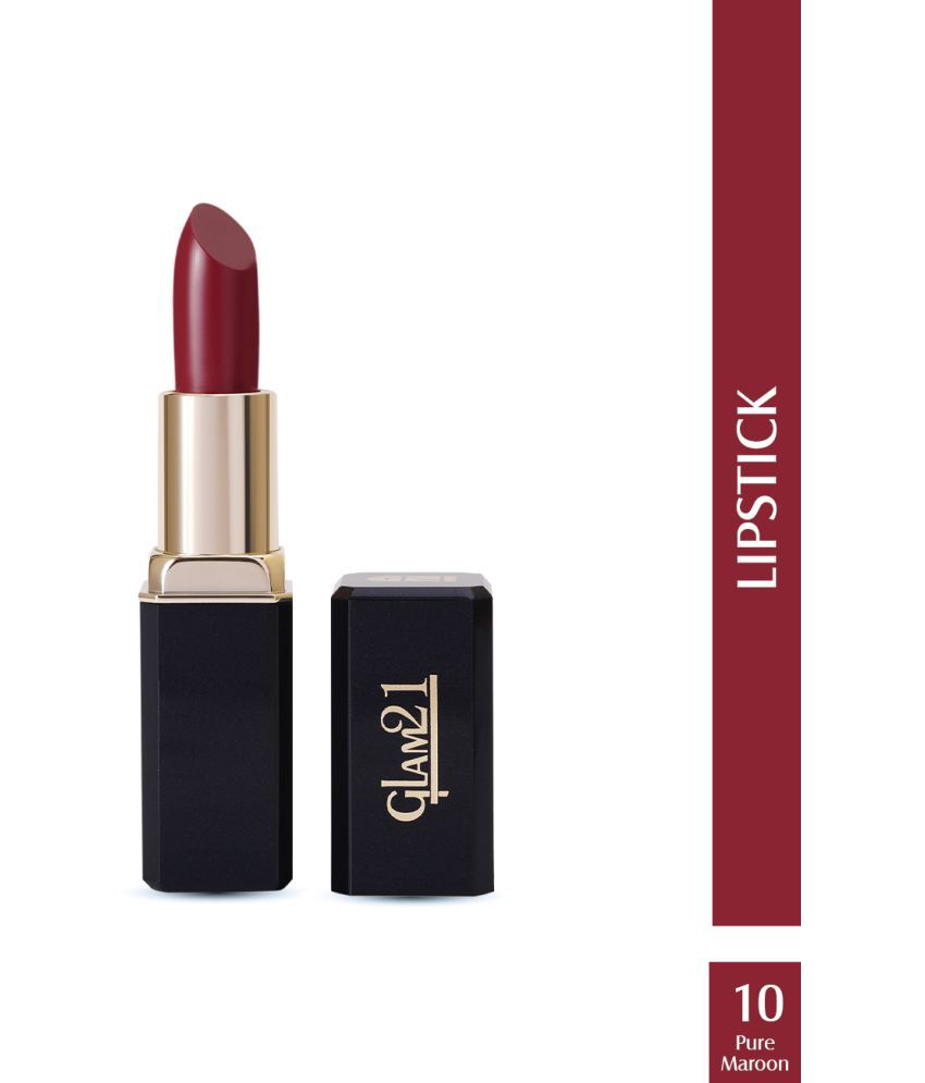     			Glam21 Comfort Matte Lipstick Highly Pigented Silky Texture & Hydrates 3.8g Pure Maroon10