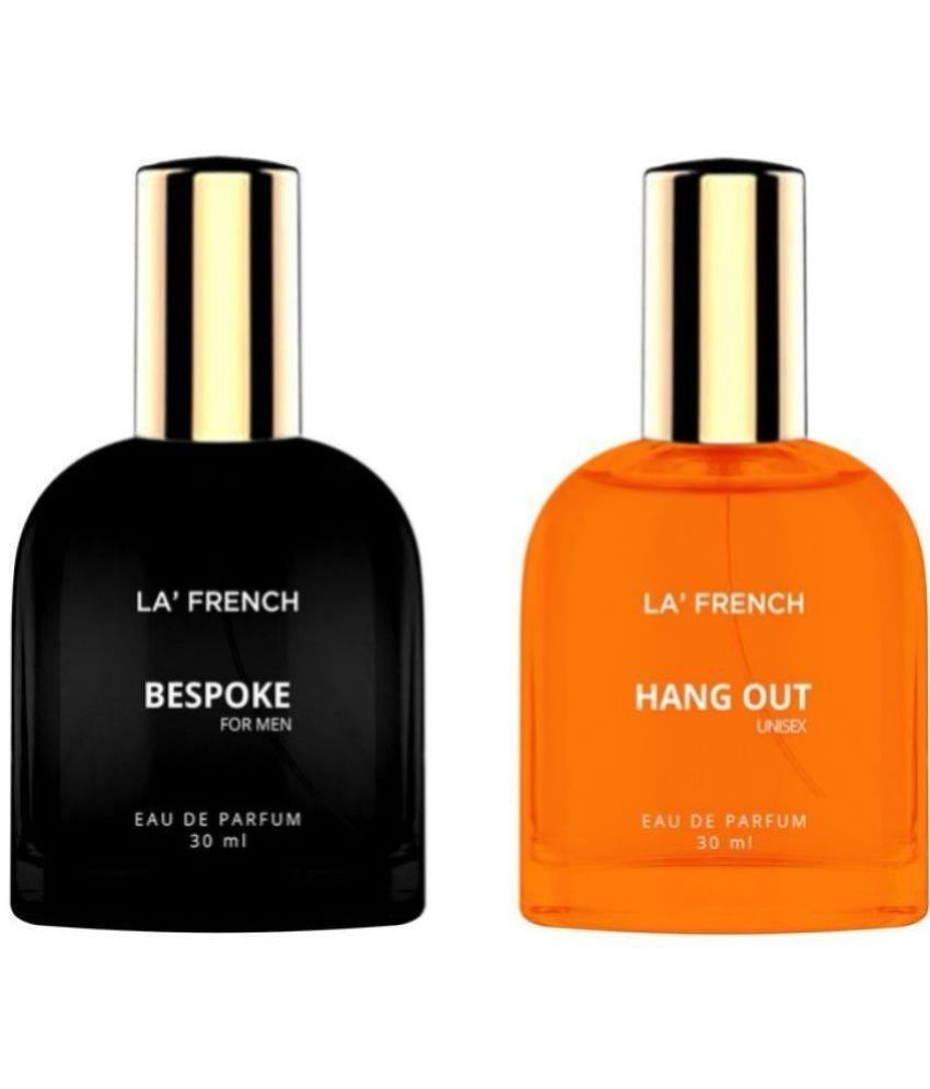     			LA FRENCH Bespoke & Hang Out Eau De Parfum (EDP) For Unisex  60ml  ( Pack of 2 )