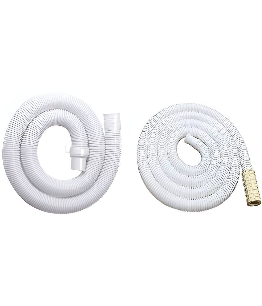     			NW Universal Washing machine Semi Inlet pipe & Outlet Pipe For Drain Both 2 Meter