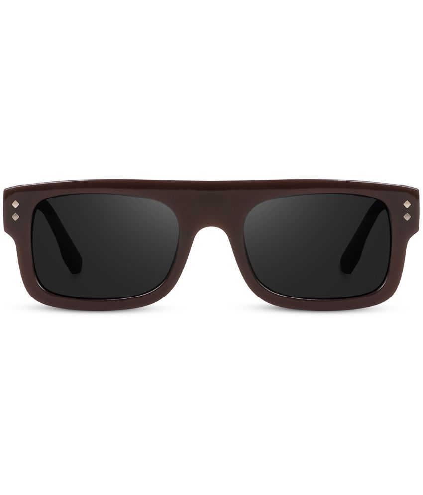     			Peter Jones Brown Square Sunglasses ( Pack of 1 )