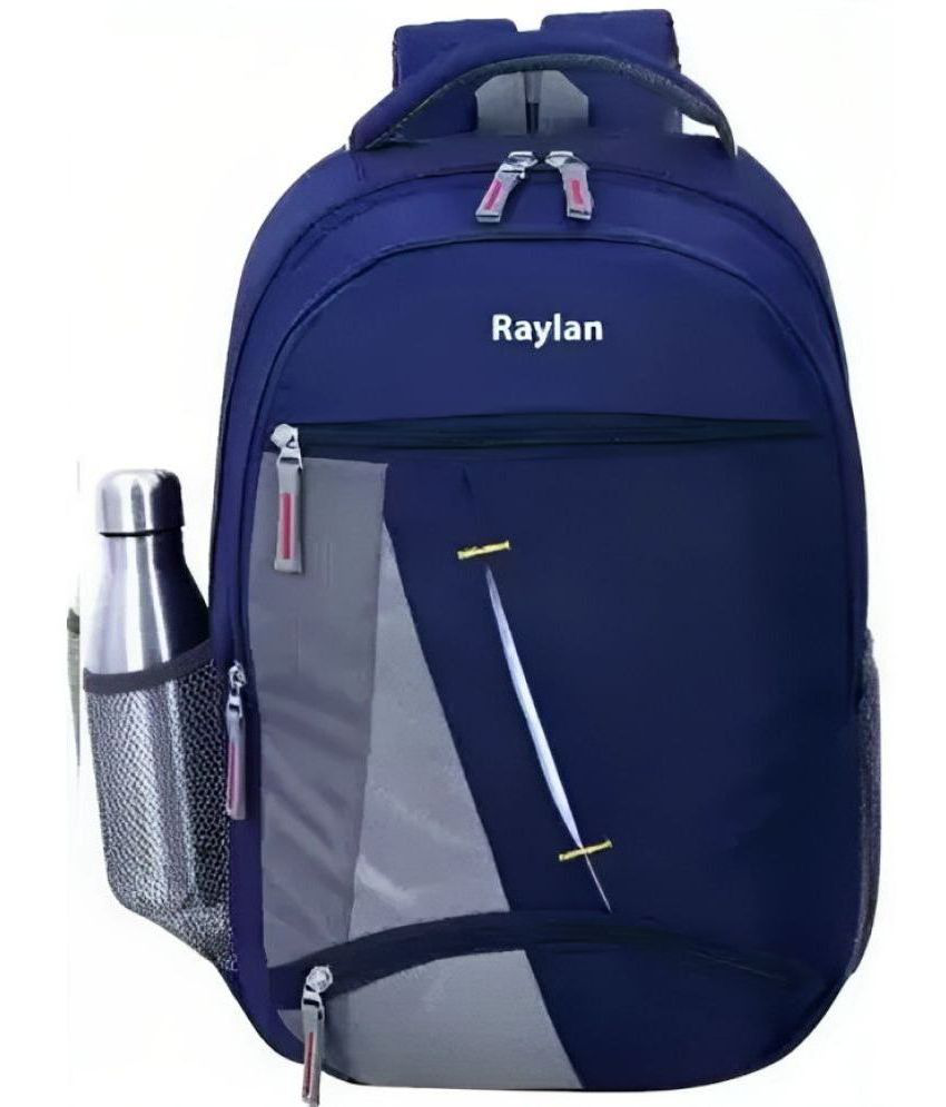     			Raylan Blue Nylon Backpack ( 25 Ltrs )