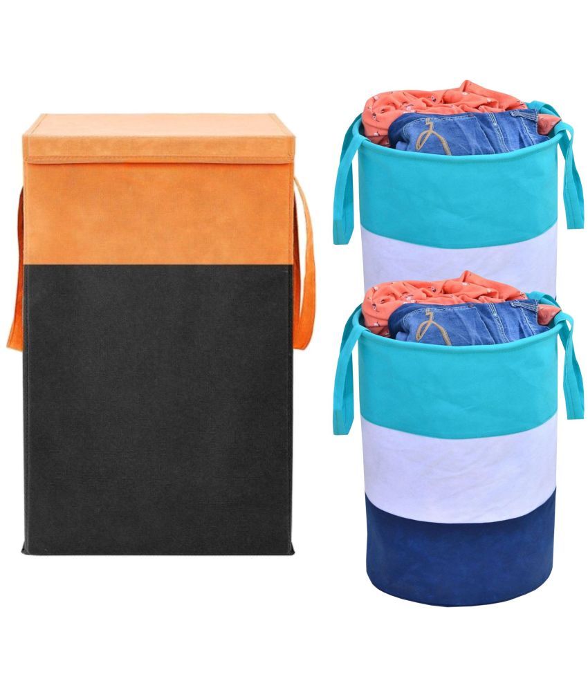     			SH NASIMA Orange Laundry Bag