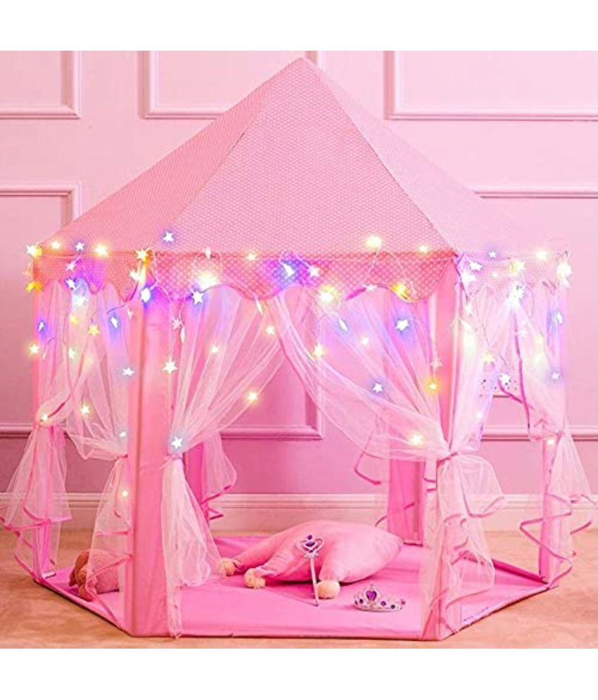     			Theme Princess Castle Play Tents For Girls, for kids Play Tent Princess Pink Play Houses Indoor & Outdoor