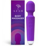 Azah Body Massager with 20+ Vibration Modes | Rechargeable, Handheld, Cordless  | Waterproof & Easy to Clean | For Women and Men | Flexible Head for Targeted Compression