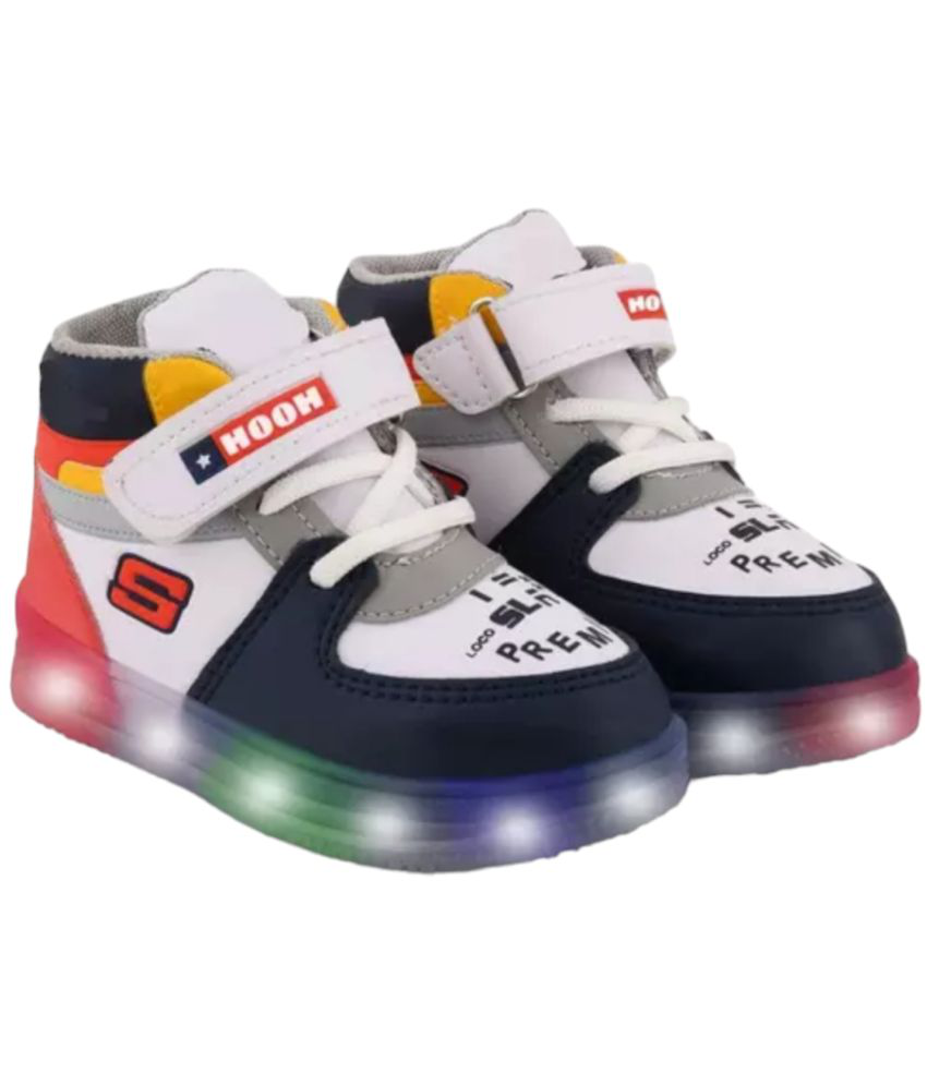     			GLOBIN - Red Boy's LED Shoes ( 1 Pair )