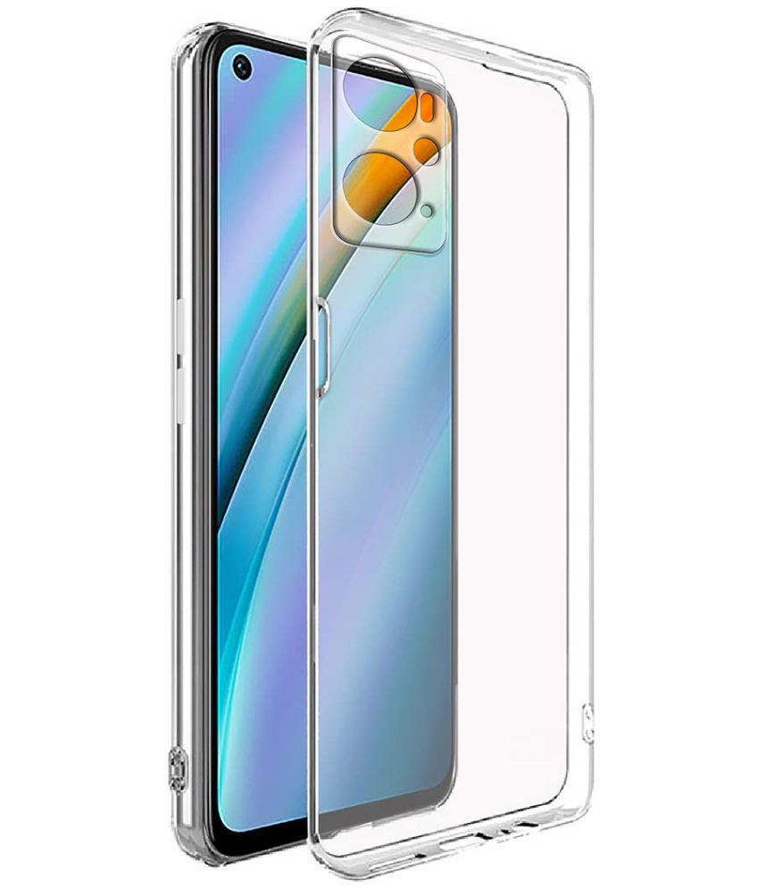    			Kosher Traders Plain Cases Compatible For Silicon OPPO K10 ( Pack of 1 )