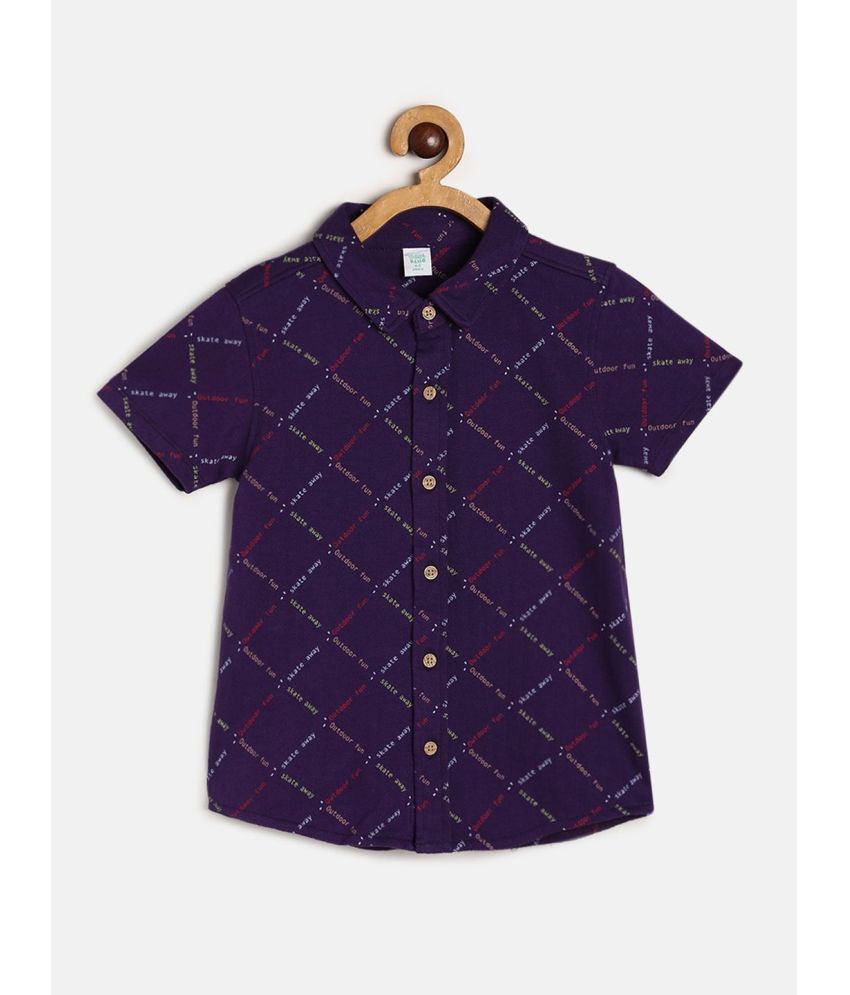     			MINI KLUB Boys Purple Shirt Pack of 1