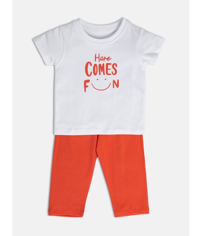     			miniklub Multi Cotton Baby Boy T-Shirt & Trouser ( Pack of 2 )