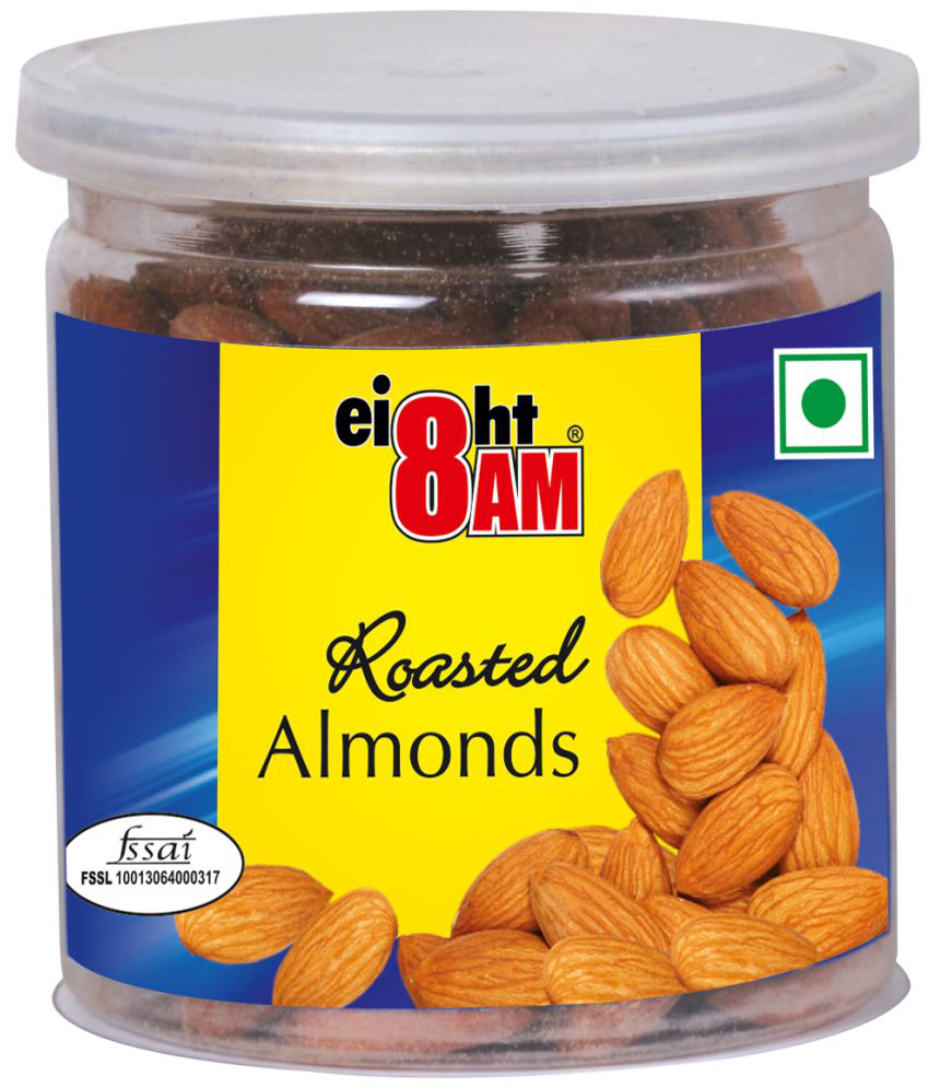     			8 AM Roasted & Salted Almonds 200 g