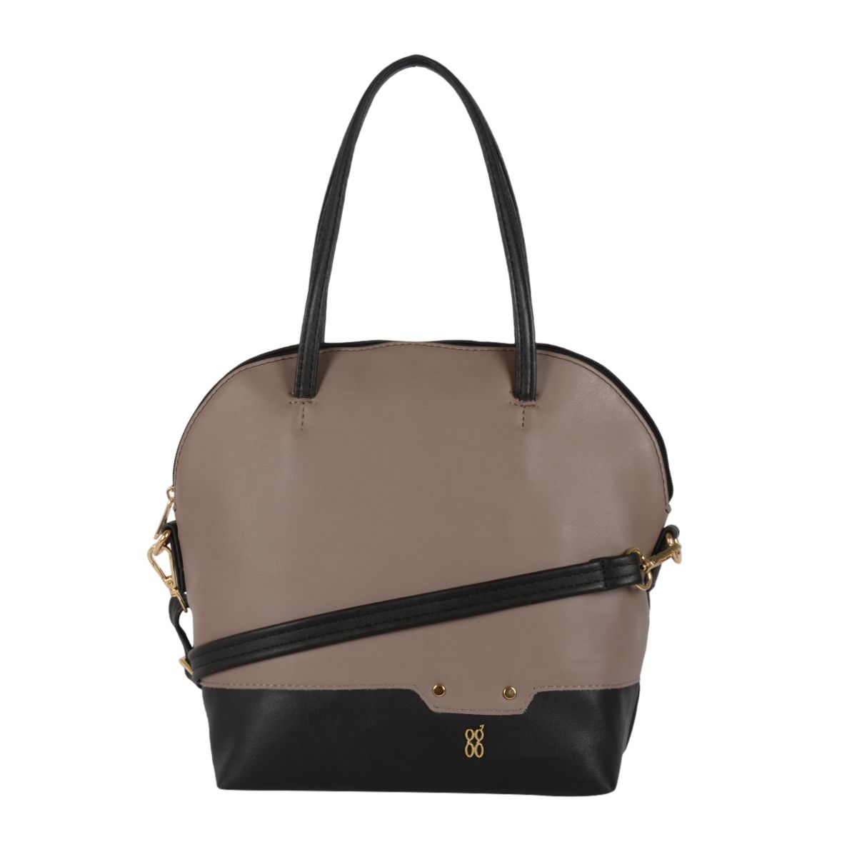     			Baggit Black Faux Leather Shoulder Bag