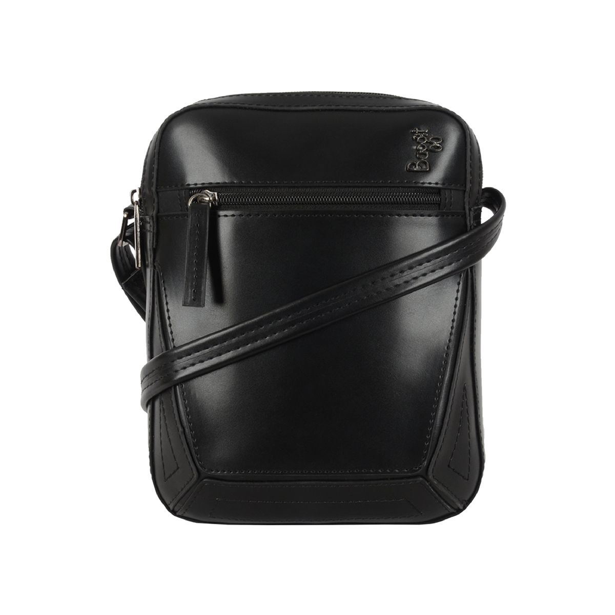     			Baggit Shoulder Bag Faux Leather Set of 1 ( Black )