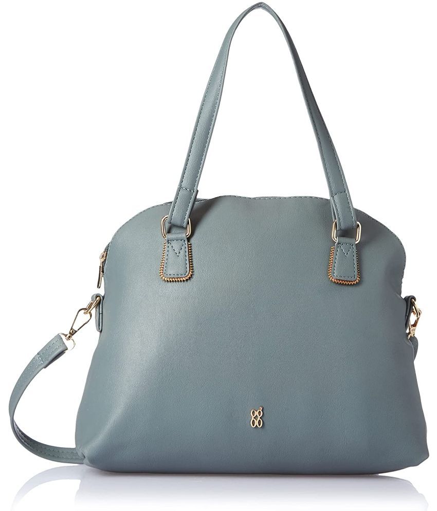     			Baggit Blue Faux Leather Shoulder Bag