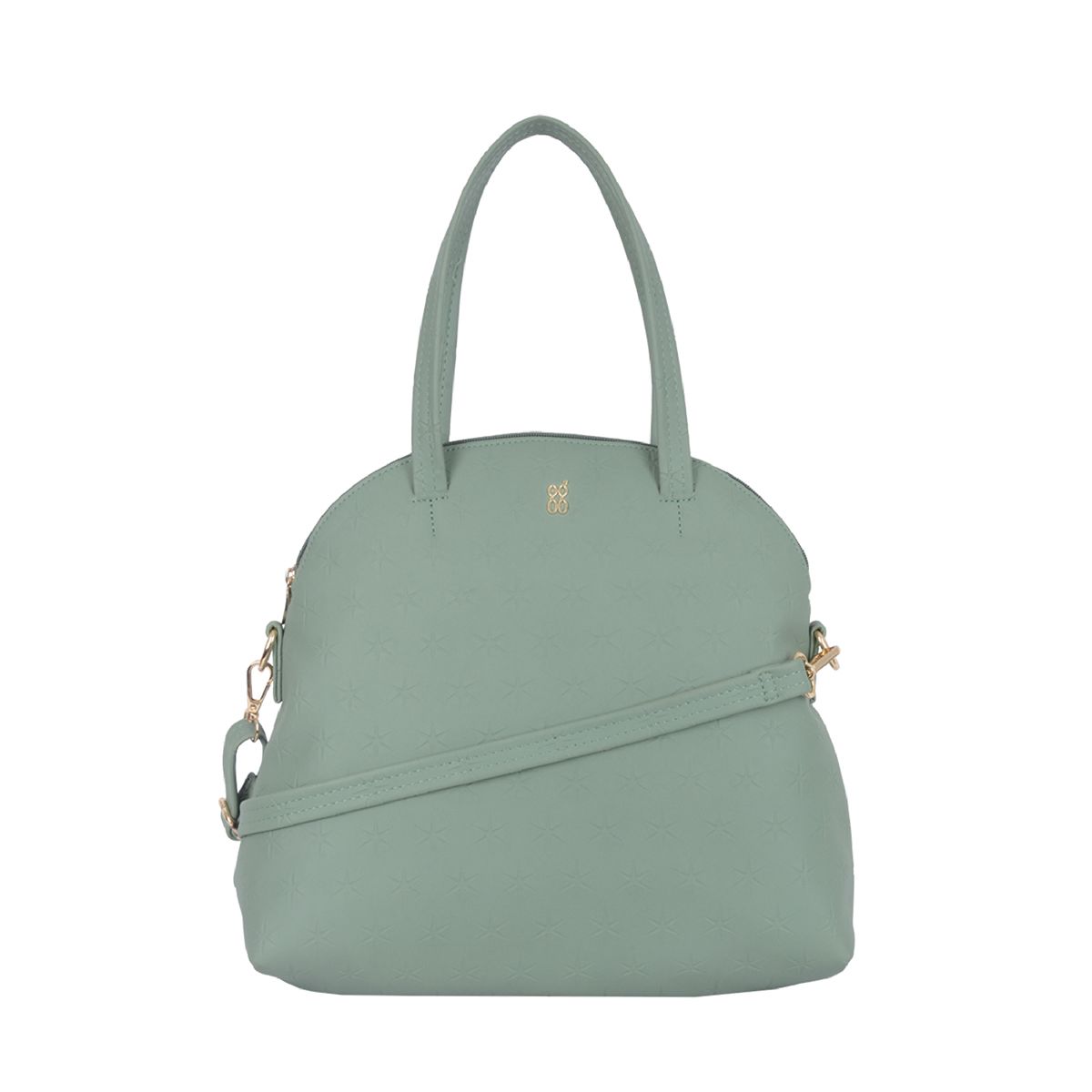     			Baggit Green Faux Leather Shoulder Bag