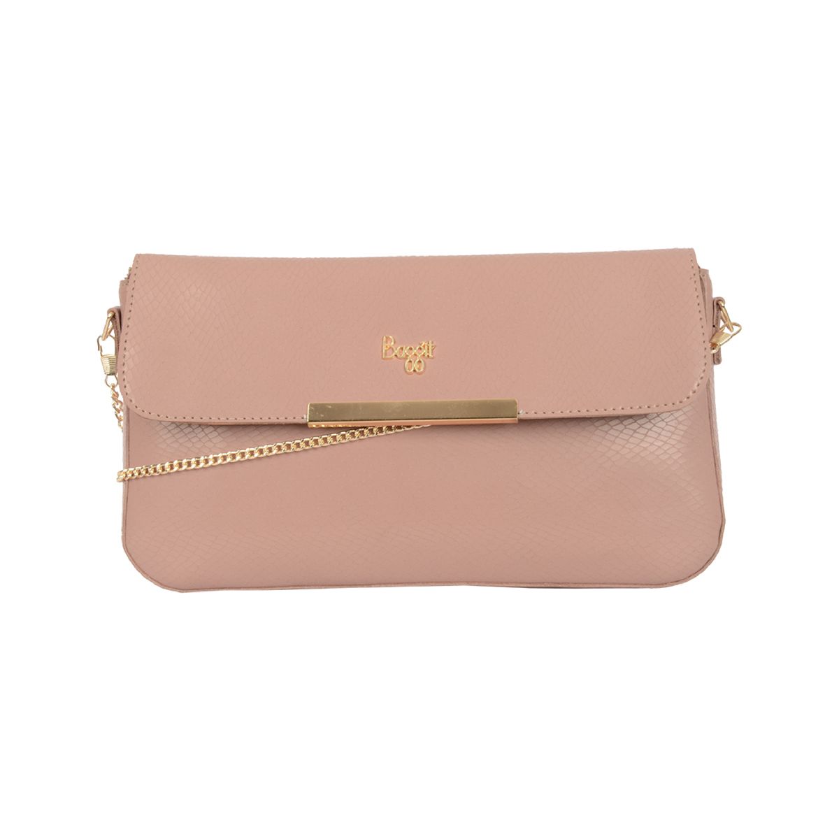     			Baggit Pink Faux Leather Handheld