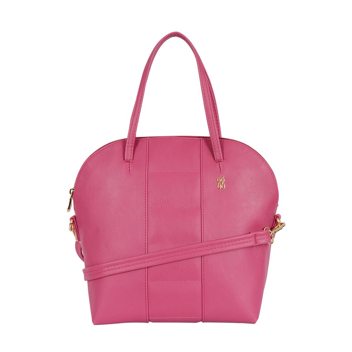     			Baggit Pink Faux Leather Shoulder Bag