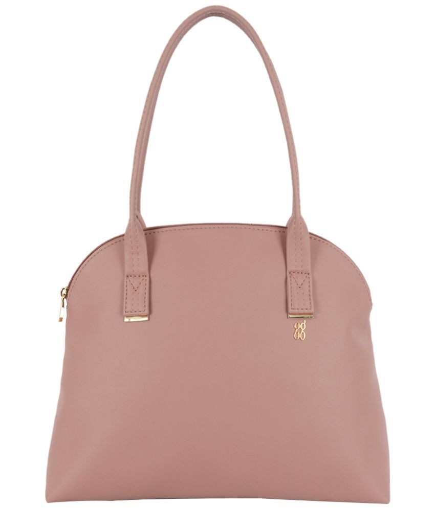     			Baggit Pink Faux Leather Shoulder Bag