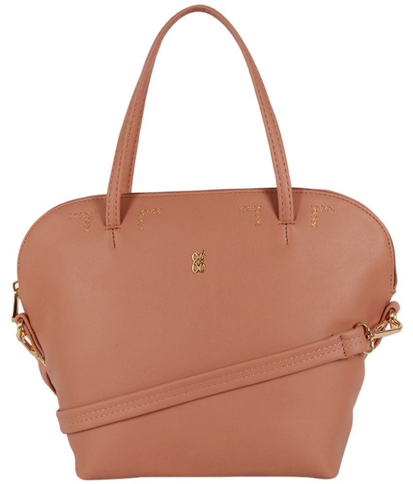     			Baggit Pink Faux Leather Shoulder Bag