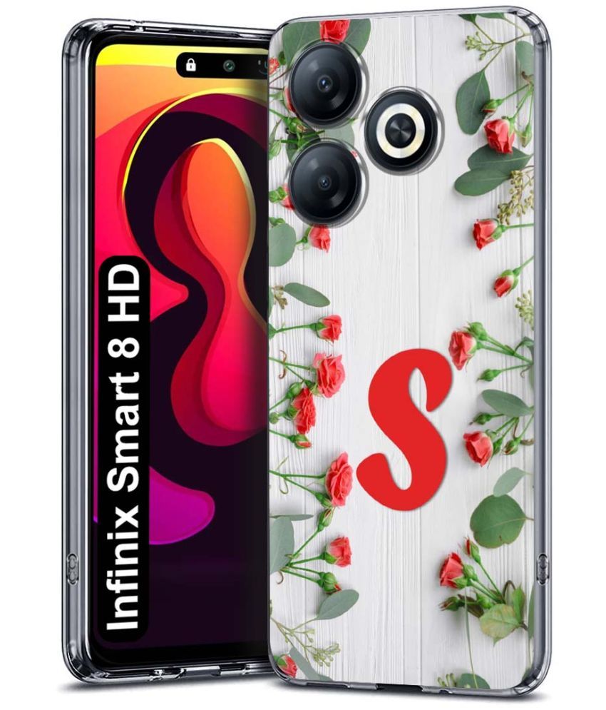     			Fashionury Multicolor Printed Back Cover Silicon Compatible For Infinix Smart 8 HD ( Pack of 1 )