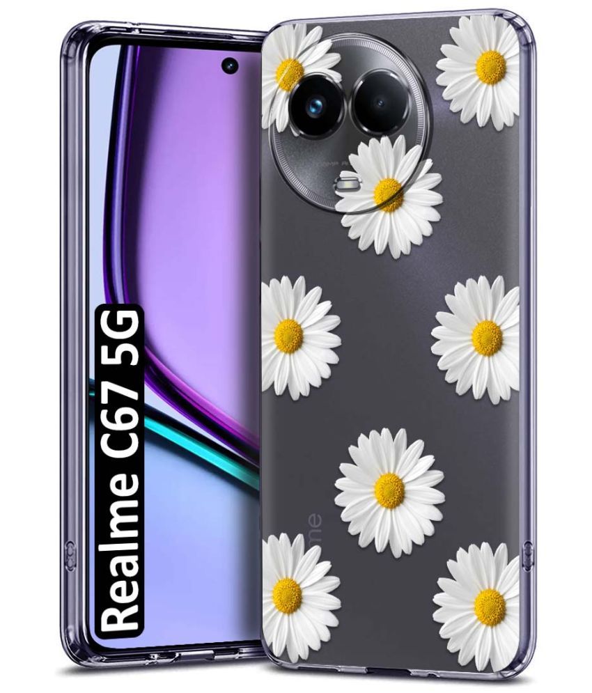     			Fashionury Multicolor Printed Back Cover Silicon Compatible For Realme C67 ( Pack of 1 )