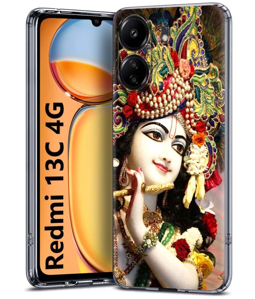     			Fashionury Multicolor Printed Back Cover Silicon Compatible For Redmi 13C 4G ( Pack of 1 )