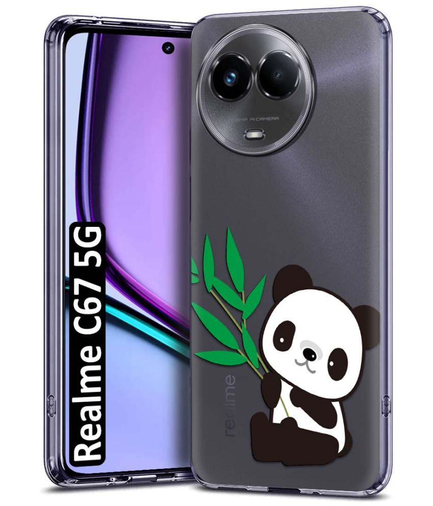     			Fashionury Multicolor Printed Back Cover Silicon Compatible For Realme C67 ( Pack of 1 )