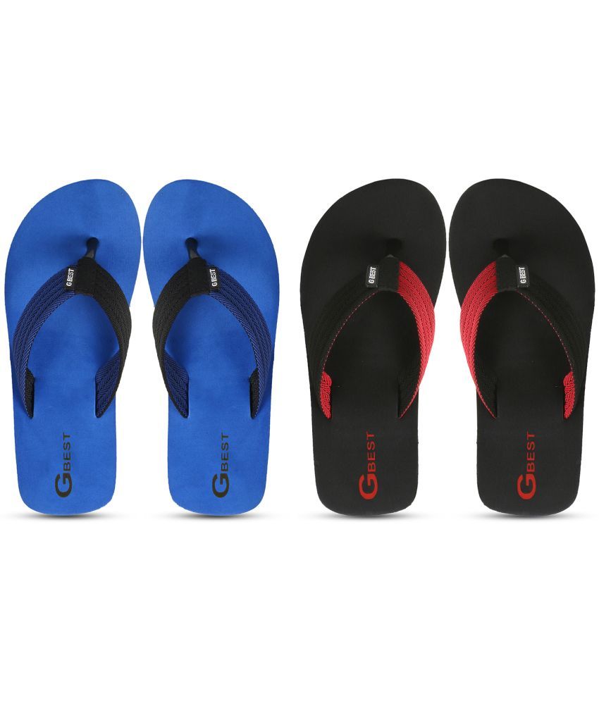     			GBest Multicolor Men's Thong Flip Flop