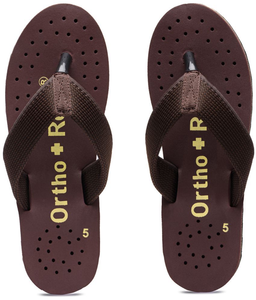     			Ortho + Rest Maroon Women's Slipper