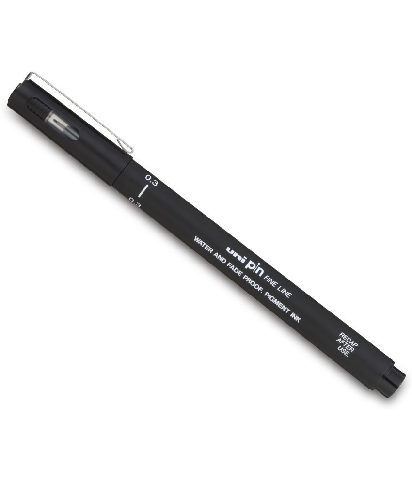     			uni-ball PIN-200 0.3mm Fineliner Drawing Pen, Black Ink, Pack of 3