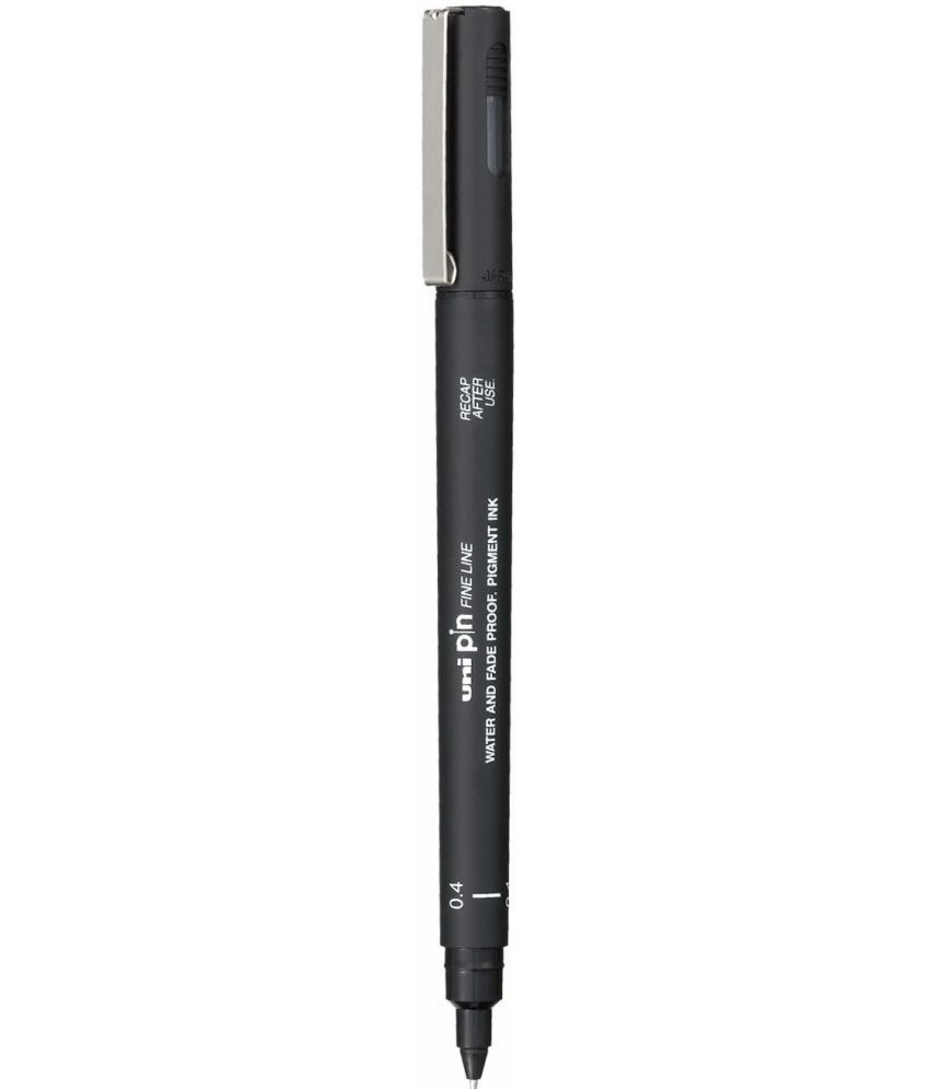     			uni-ball PIN-200 0.4mm Fineliner Drawing Pen, Black Ink, Pack of 3