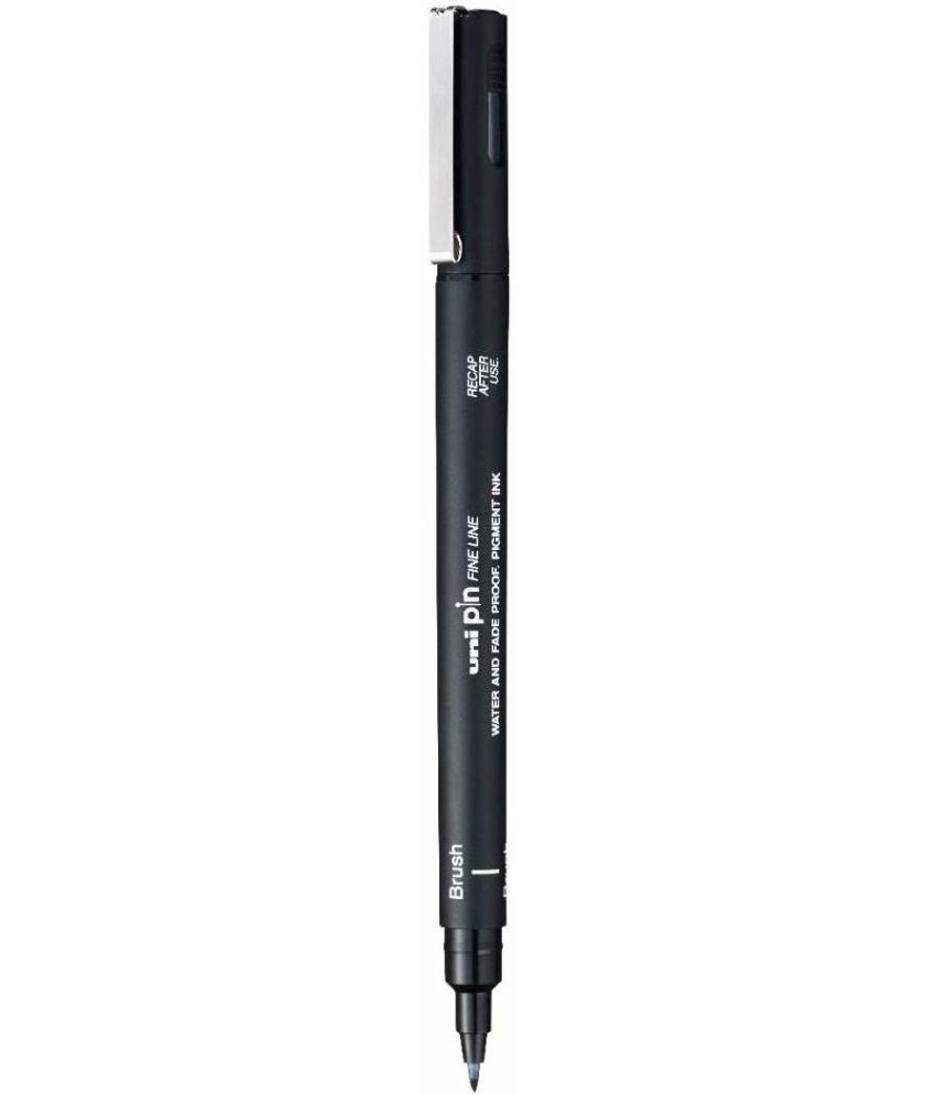     			uni-ball PIN-200 Fine Line Brush Pen, Black Ink, Pack of 3
