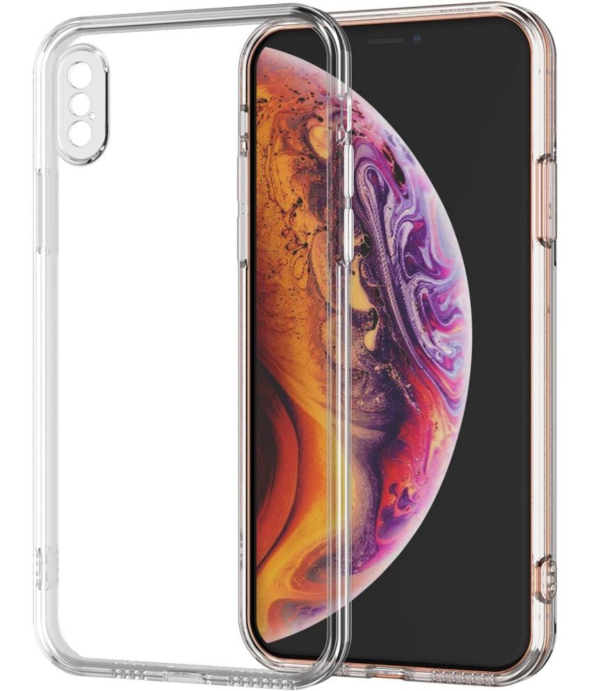     			Case Vault Covers Silicon Soft cases Compatible For Silicon Apple iPhone X ( Pack of 1 )