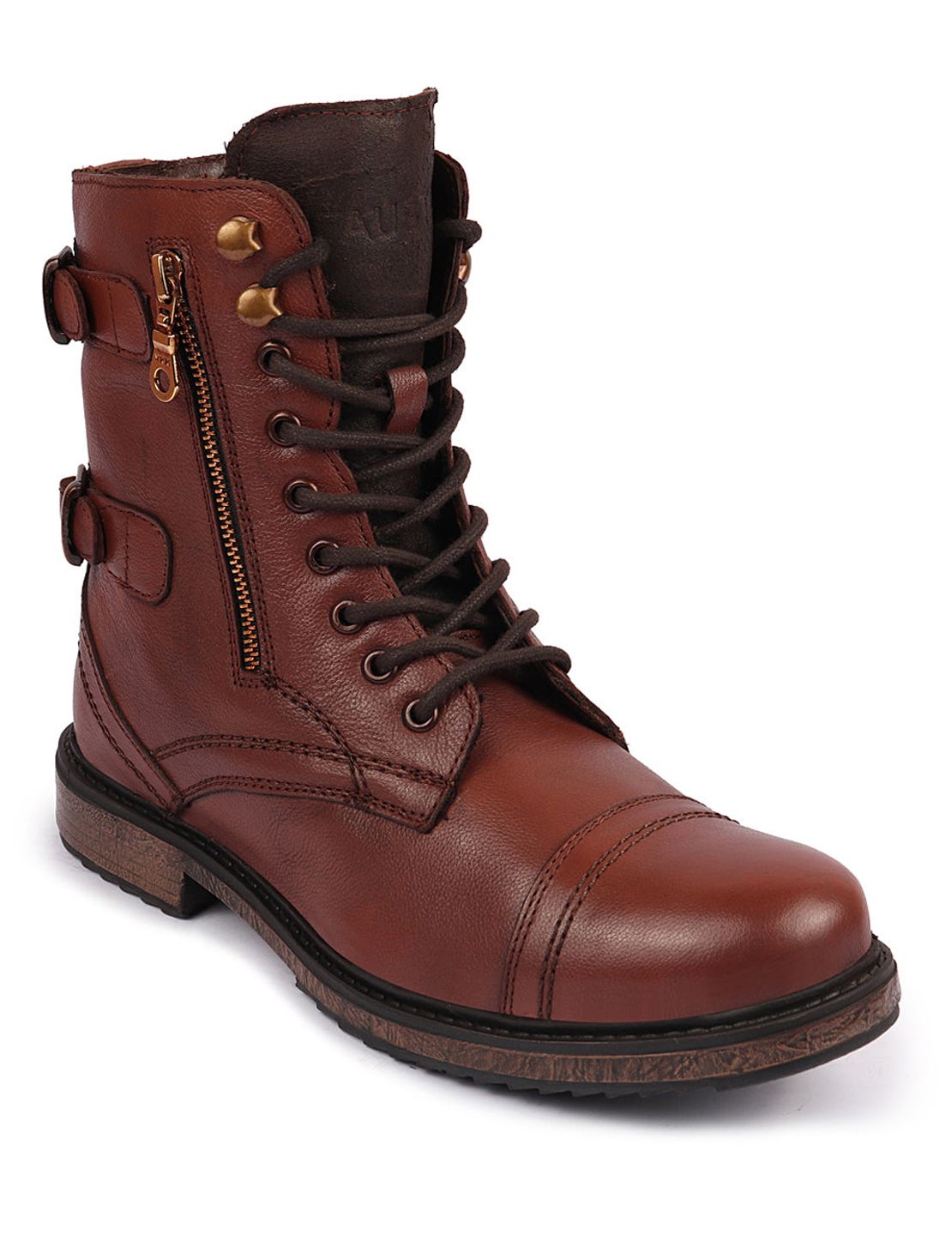     			Fausto Tan Men's Casual Boots